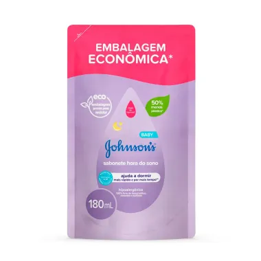 Sabonete Líquido Johnsons Baby Hora do Sono Refil 180ml