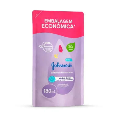 Sabonete Líquido Johnsons Baby Hora do Sono Refil 180ml