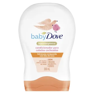 Condicionador Dove Baby Hidratação Enriquecida Cabelos Cacheados com 200ml