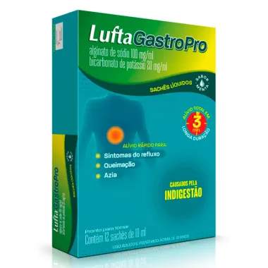 LuftaGastroPro Sachê Líquido 12 Sachês de 10ml