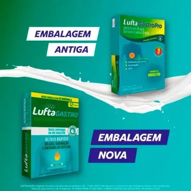 LuftaGastroPro Sach&ecirc; L&iacute;quido 12 Sach&ecirc;s de 10ml