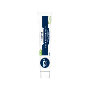 Creme de Barbear Nivea Men 2 em 1 Sensitive 65g