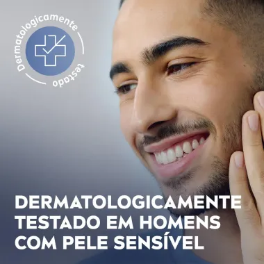 Creme de Barbear Nivea Men 2 em 1 Sensitive 65g