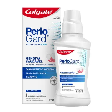 Enxaguante Bucal Colgate PerioGard Extra Mint Sem &Aacute;lcool 250ml