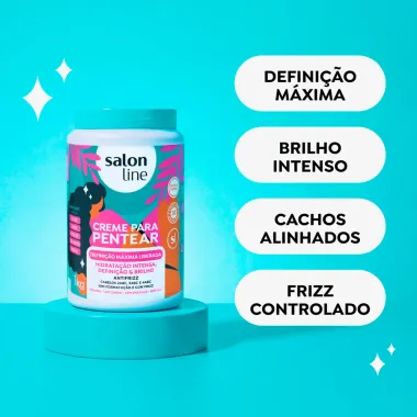 Creme de Pentear Salon Line Defini&ccedil;&atilde;o M&aacute;xima 1Kg