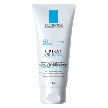 Lipikar AOX La Roche Posay FPS 60 Creme com 200ml