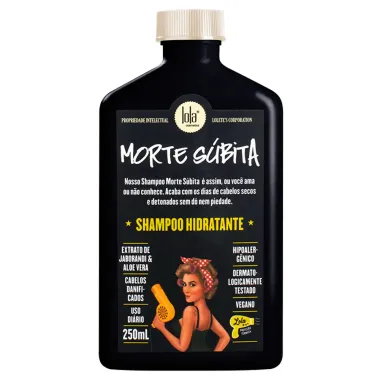 Shampoo Morte Súbita Lola Cosmetics com 250ml