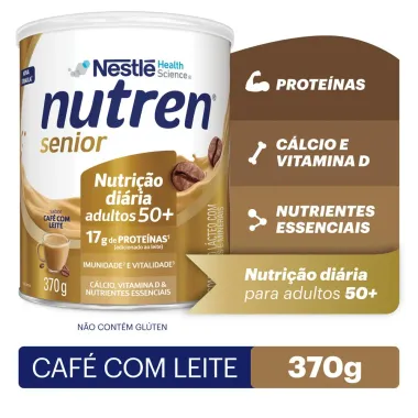 Nutren Senior Complemento Alimentar Café com Leite 370g
