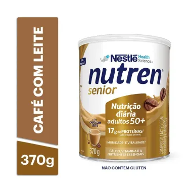 Nutren Senior Complemento Alimentar Café com Leite 370g