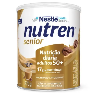 Nutren Senior Complemento Alimentar Caf&eacute; com Leite 370g