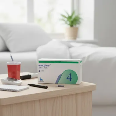 Agulha Descartável Novofine 4mm com 100 Unidades