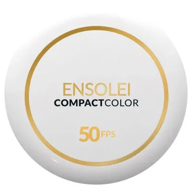 Protetor Solar Ensolei Profuse Compact Color Bege Translúcido FPS 50 Base Compacta com 10g