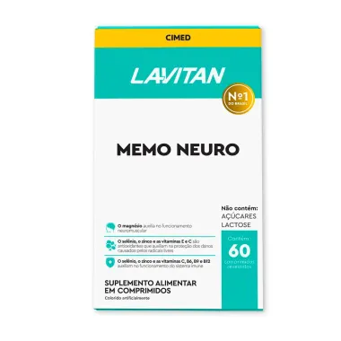 Lavitan Memória Suplemento Alimentar com 60 Comprimidos