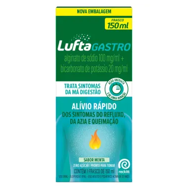 LuftaGastro Suspensão Oral Sabor Menta 150ml