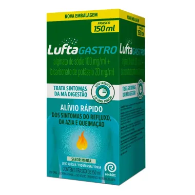 LuftaGastro Suspens&atilde;o Oral Sabor Menta 150ml