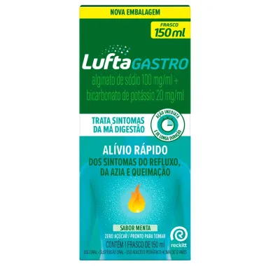 LuftaGastro Suspens&atilde;o Oral Sabor Menta 150ml