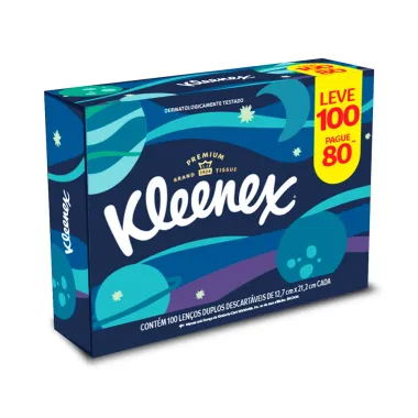 Lenço de Papel Kleenex Leve 100 Pague 80