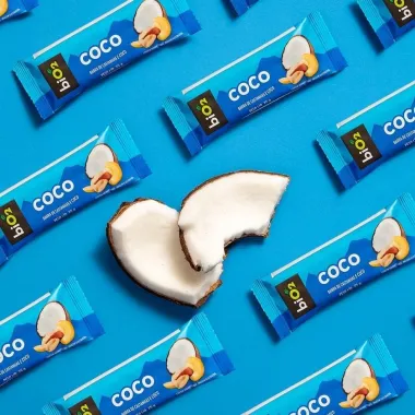 Barra de Cereal Bio2 Coco Sabor Castanhas e Coco com 25g