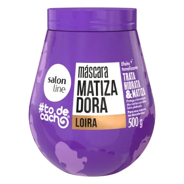 M&aacute;scara Matizadora Salon Line To de Cacho Loira Efeito Tonalizante 500g