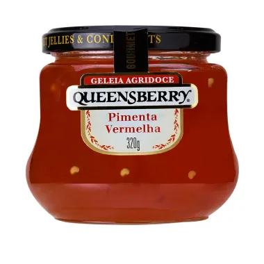 Geleia Gourmet Queensberry Pimenta Vermelha com 320g