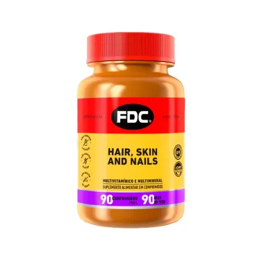 Suplemento Polivitamínico Hair, Skin and Nails FDC 90 Comprimidos