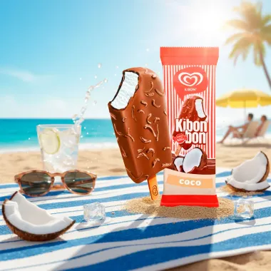 Sorvete Kibon Kibonbon Coco 71ml