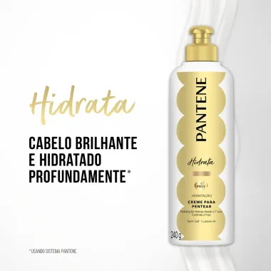 Creme de Pentear Pantene Hidrata com 240g
