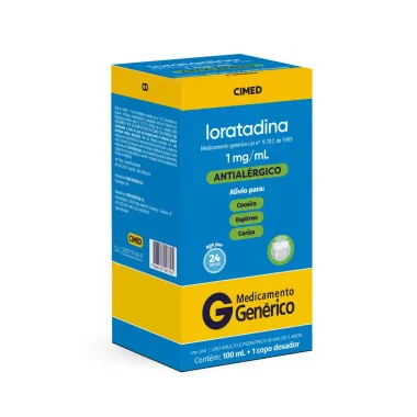 Loratadina Cimed Genérico Xarope com 100ml