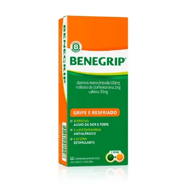 Benegrip com 12 Comprimidos