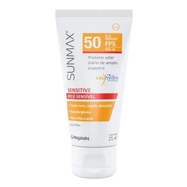 Protetor Solar Sunmax Sensitive FPS 50 Loção Oil Free / 25ml