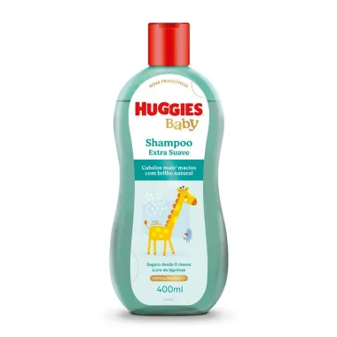 Shampoo Infantil Huggies Extra Suave com 400ml