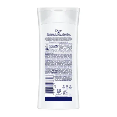 Loção Desodorante Dove Hidratante Corporal Manteiga de Karité & Baunilha 200ml