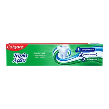 Creme Dental Colgate Tripla Ação Menta Original Leve 180g Pague 140g