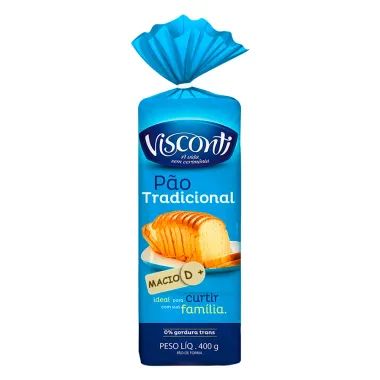 Pão de Forma Visconti Tradicional com 400g