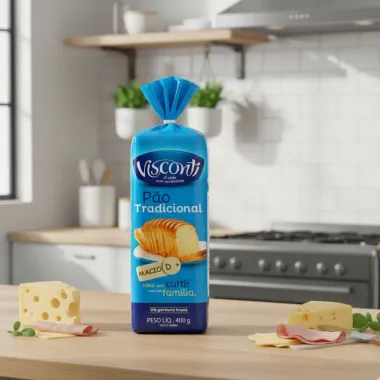 Pão de Forma Visconti Tradicional com 400g