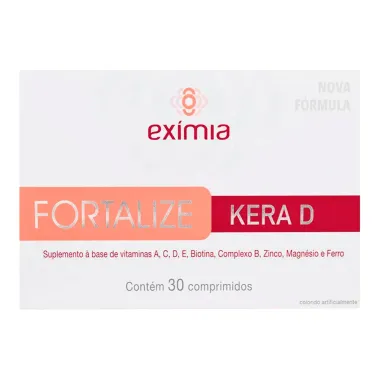 Exímia Fortalize Kera D com 30 Comprimidos