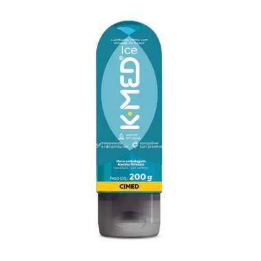 Gel Lubrificante Íntimo K-Med Ice 200g