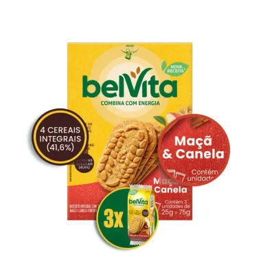 Biscoito BelVita Maçã E Canela