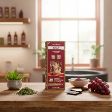 Henna P&oacute; Surya Brasil Vinho Kit