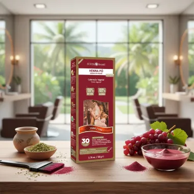 Henna P&oacute; Surya Brasil Vinho Kit