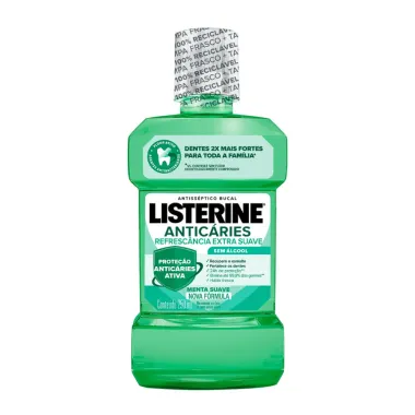 Enxaguante Bucal Listerine Anticáries Zero Álcool Menta 250ml