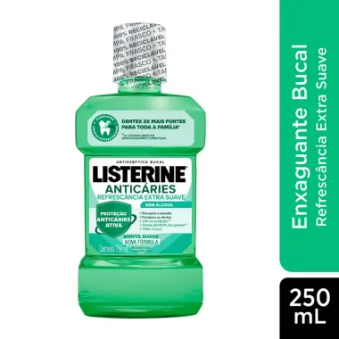 Enxaguante Bucal Listerine Anticáries Zero Álcool Menta 250ml