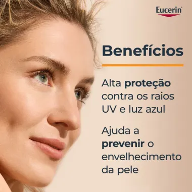 Eucerin Sun Fluido Anti-Idade FPS 50 Protetor Solar Facial 50g