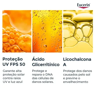 Eucerin Sun Fluido Anti-Idade FPS 50 Protetor Solar Facial 50g