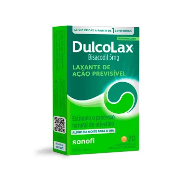 Dulcolax 5mg Laxante com 20 Dr&aacute;geas