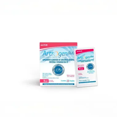 Artrogen Duo Sach&ecirc; Sabor Laranja com Abacaxi com 30 Unidades de 11g cada