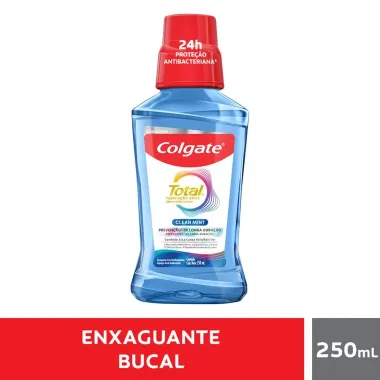 Enxaguante Bucal Colgate Total 12 Clean Mint Sem &Aacute;lcool 250ml