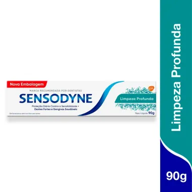 Gel Dental Sensodyne Limpeza Profunda 90g