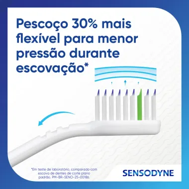 Escova Dental Sensodyne Limpeza Profunda Extra Macia Dentes Sens&iacute;veis 1 Unidade