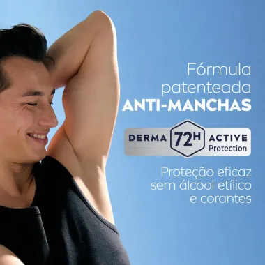 Desodorante Antitranspirante Aerosol Nivea Men Invisible Black & White Fresh 150ml